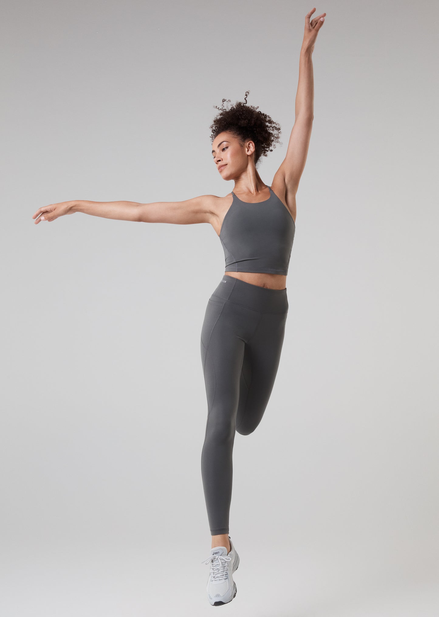 Higher Power Leggings - Ash Grey