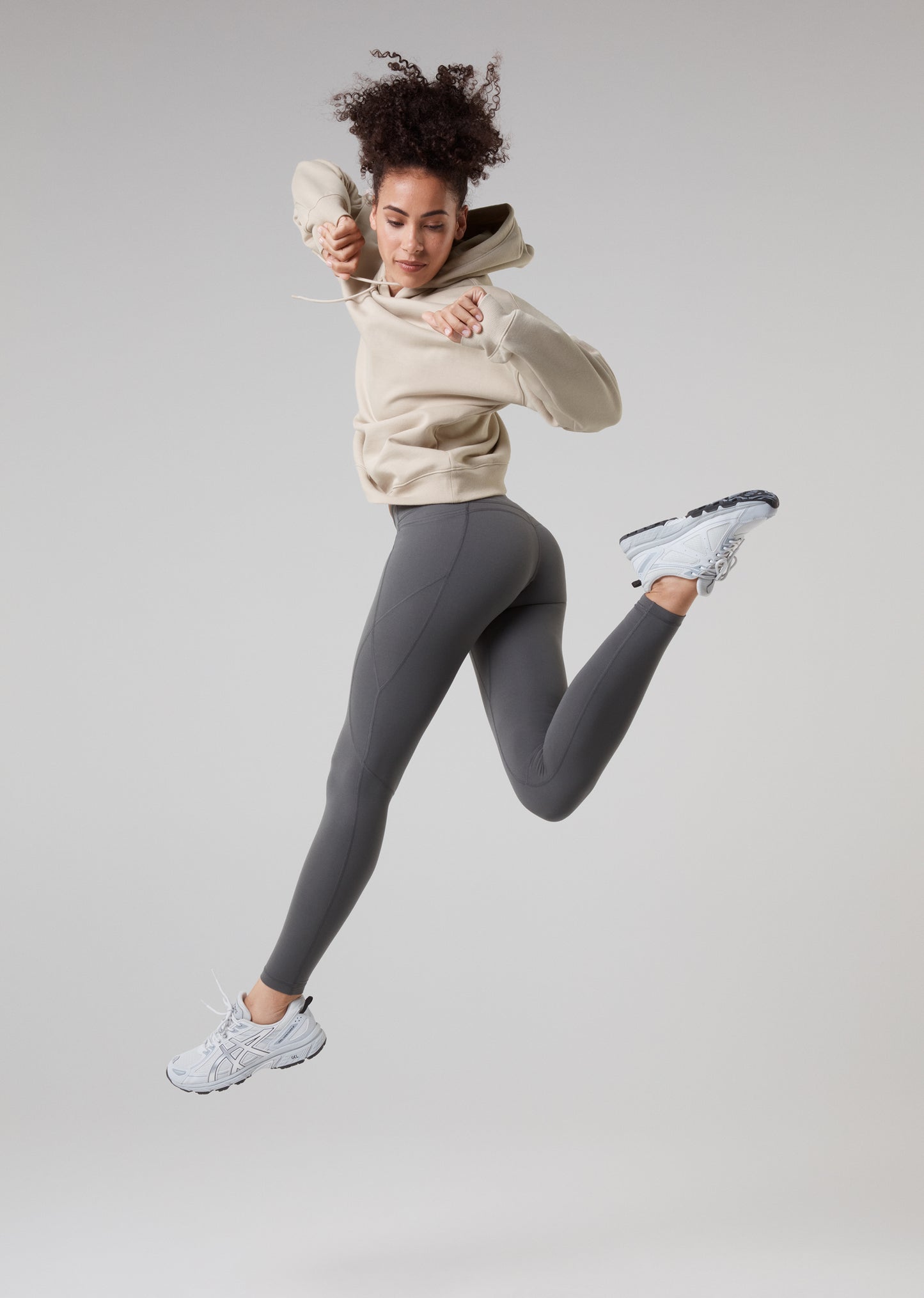 Higher Power Leggings - Ash Grey