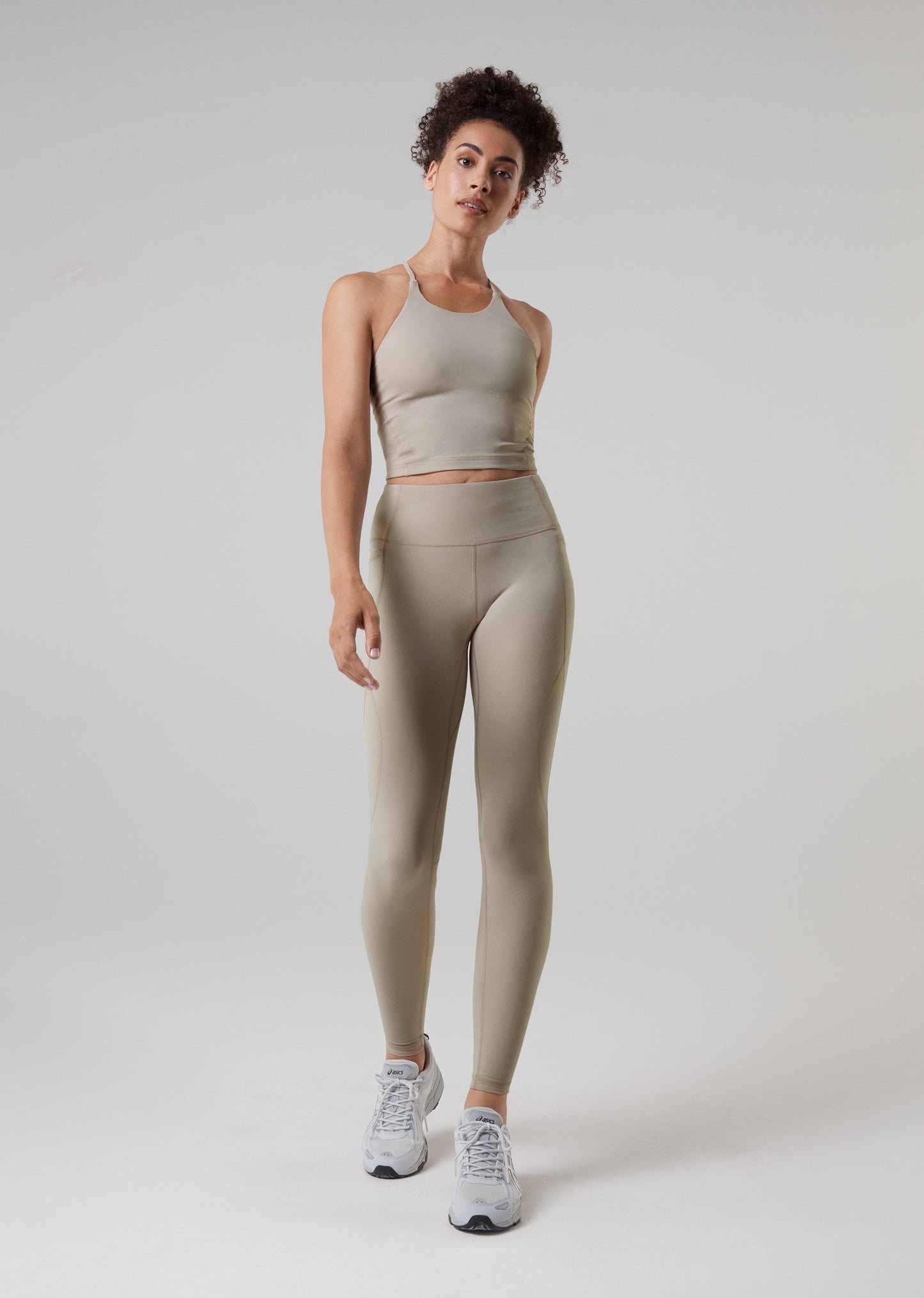 Higher Power Leggings - Stone